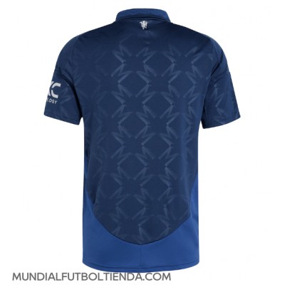 Camiseta Manchester United Segunda Equipación Replica 2024-25 mangas cortas Camiseta Manchester United Segunda Equipación Replica 2024-25 mangas cortas